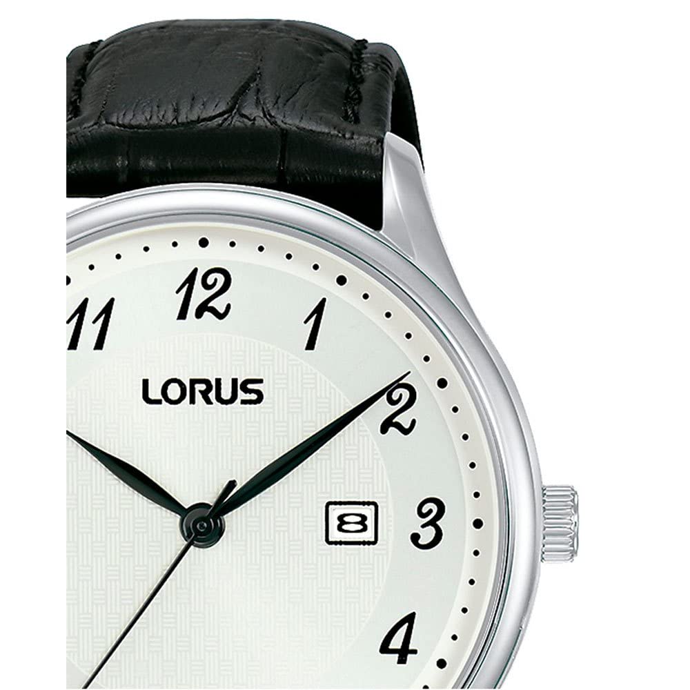 lorus-herrenuhren-rh913px9-herrenuhr-leder-edelstahl image 2