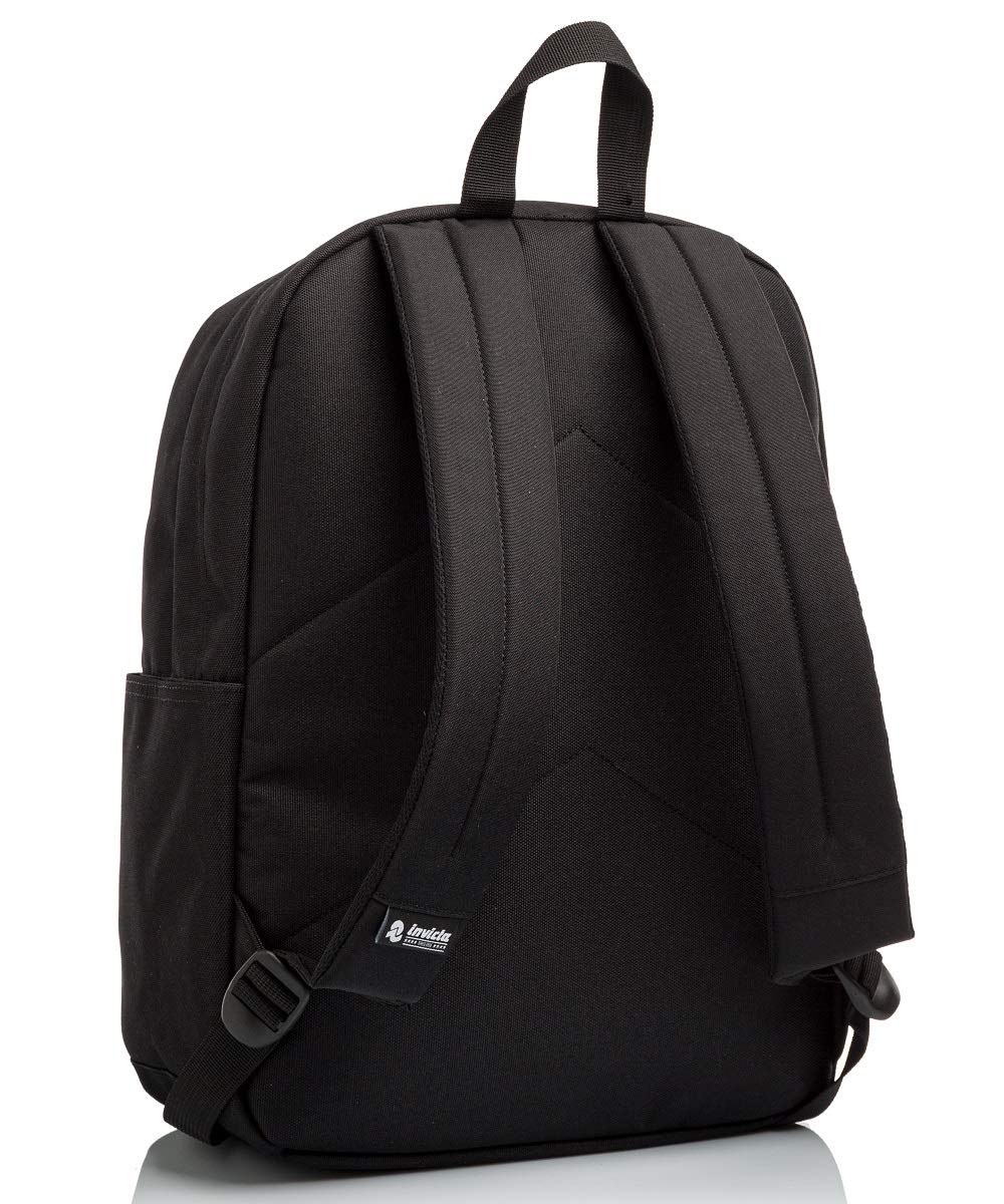 invicta-carlson-rucksack-plain-logo-schwarz-schulrucksack image 3