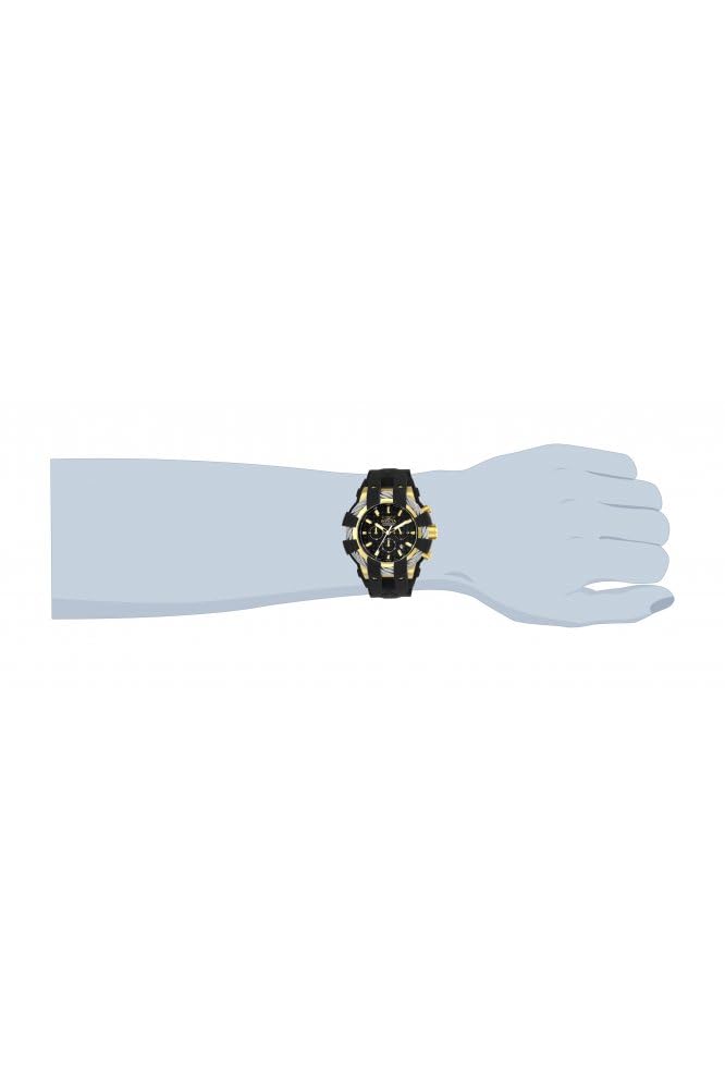invicta-bolt-herrenuhr-48mm-schwarz-silber-gold-quarz image 5