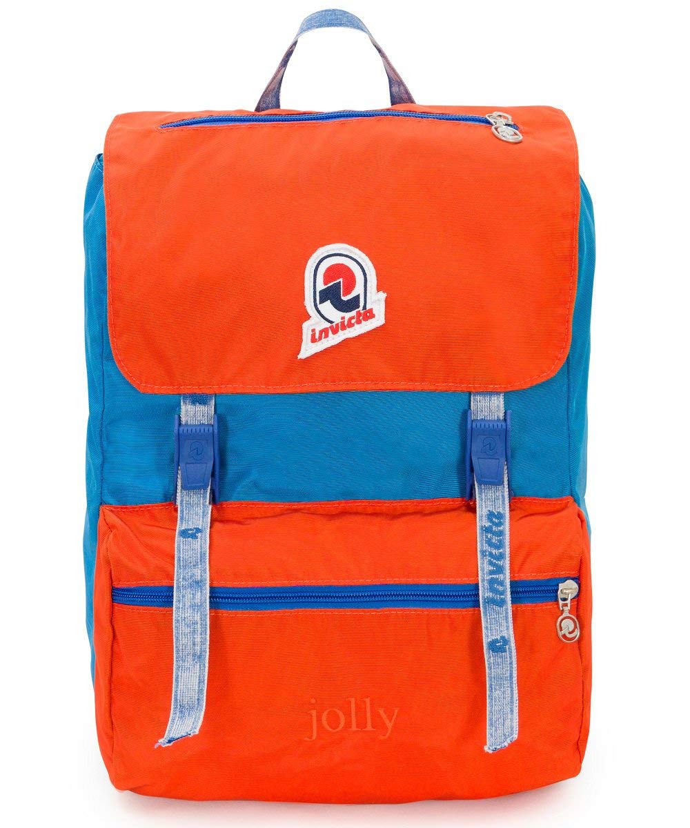 invicta-jolly-vintage-rucksack-orange-blau-20l-13-laptop image 1