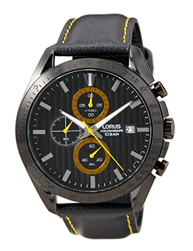 lorus-rm309hx9-chronograph-quarz-lederband-edelstahl image 6