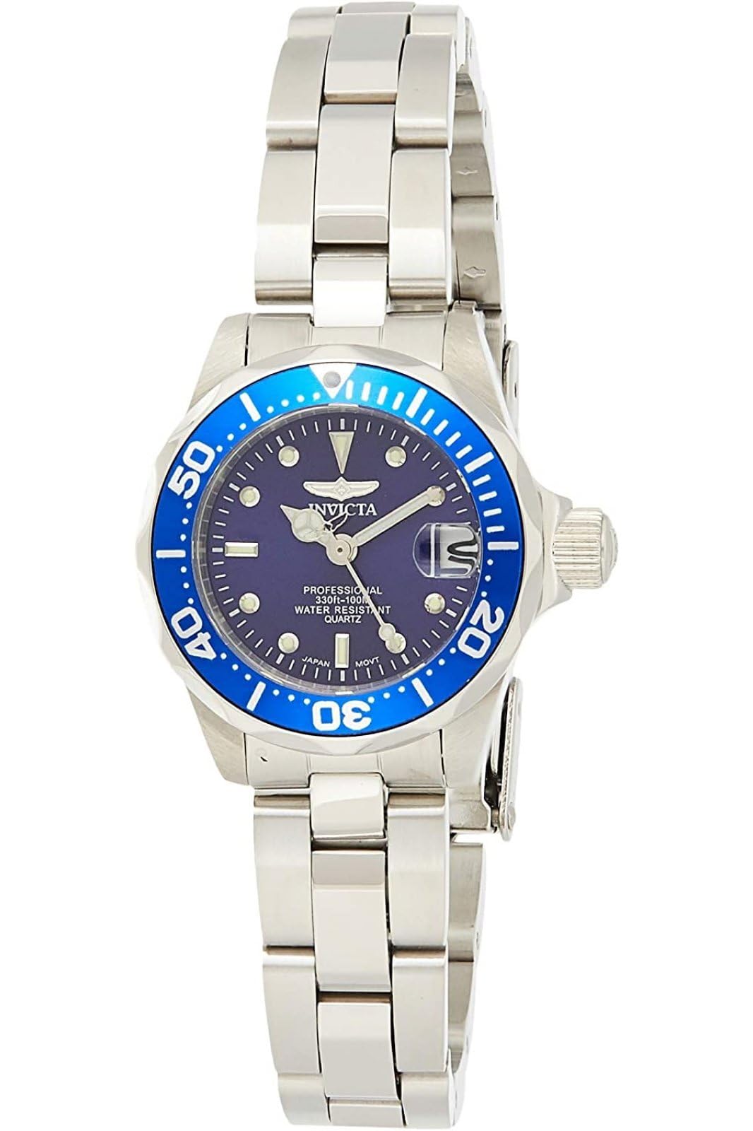invicta-pro-diver-damenuhr-quarz-edelstahl-zweifarbig-schwarz image 8