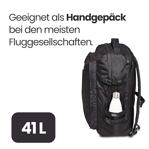 invicta-freeway-rucksack-41l-schwarz-mit-laptopfach image 7