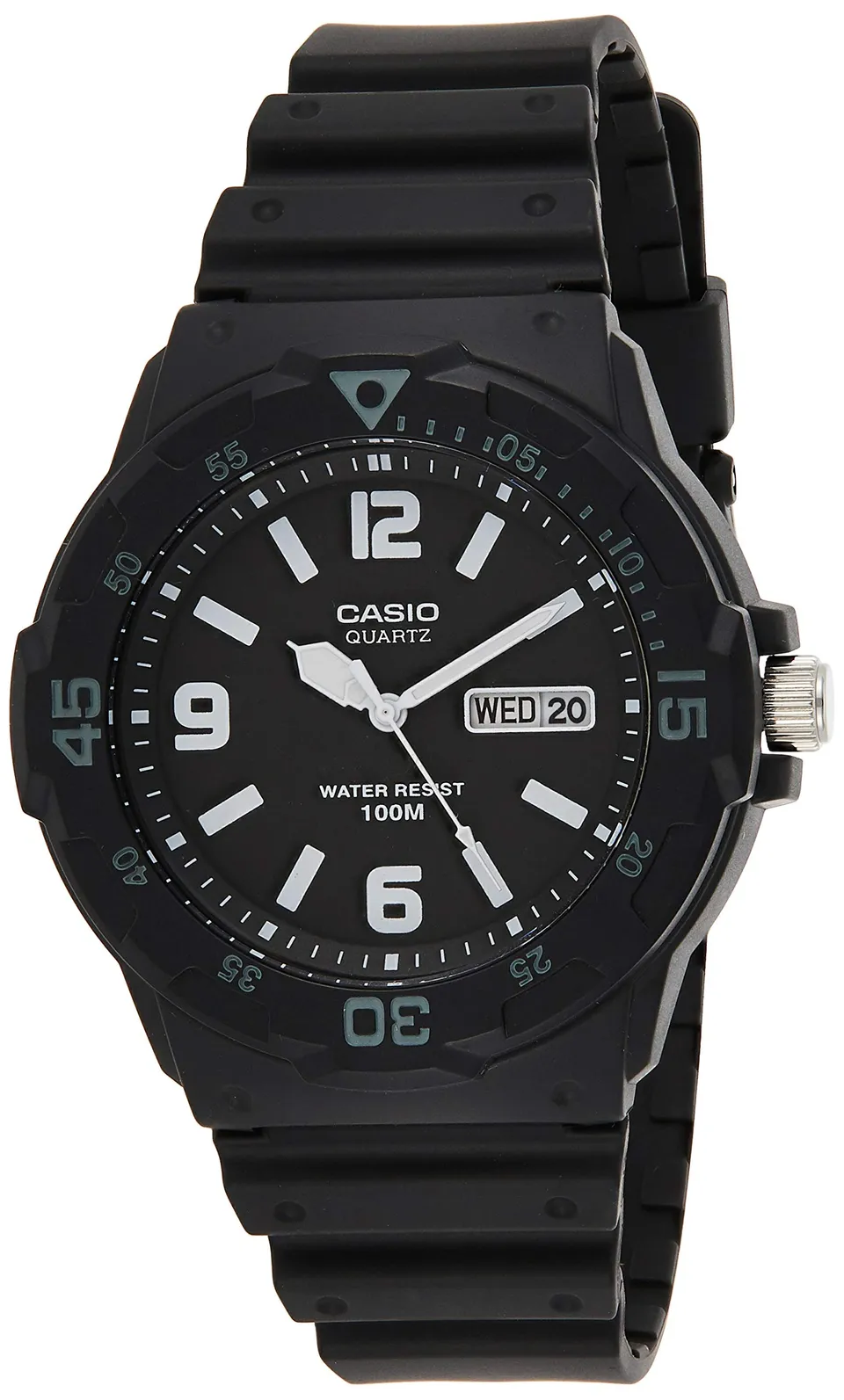 casio-collection-mrw-herrenuhr-schwarz-analog-wasserdicht image 1