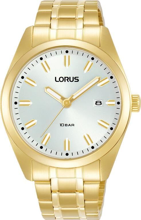 lorus-herrenuhren-analog-quarz-herrenuhr-gold-metall-quarz image 2