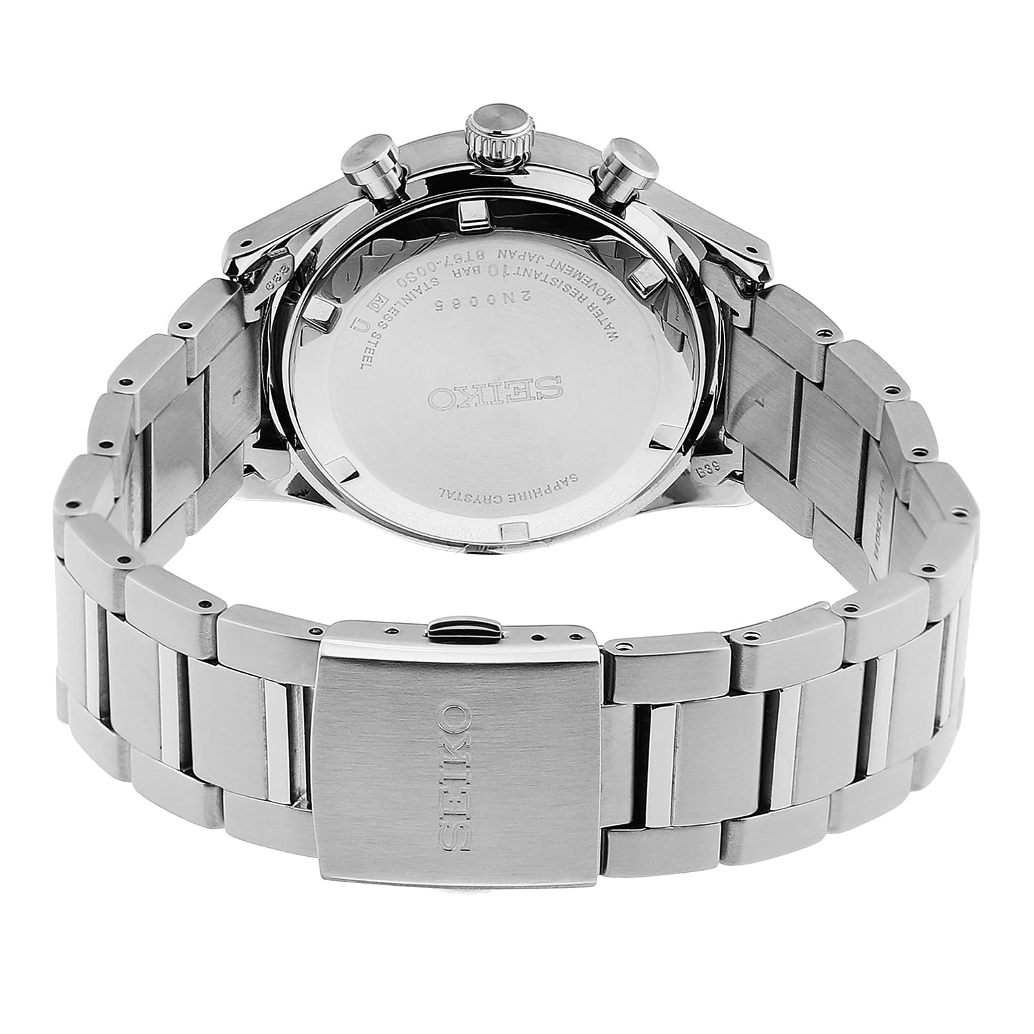 seiko-classic-analog-quarz-armbanduhr-silber-edelstahl image 4