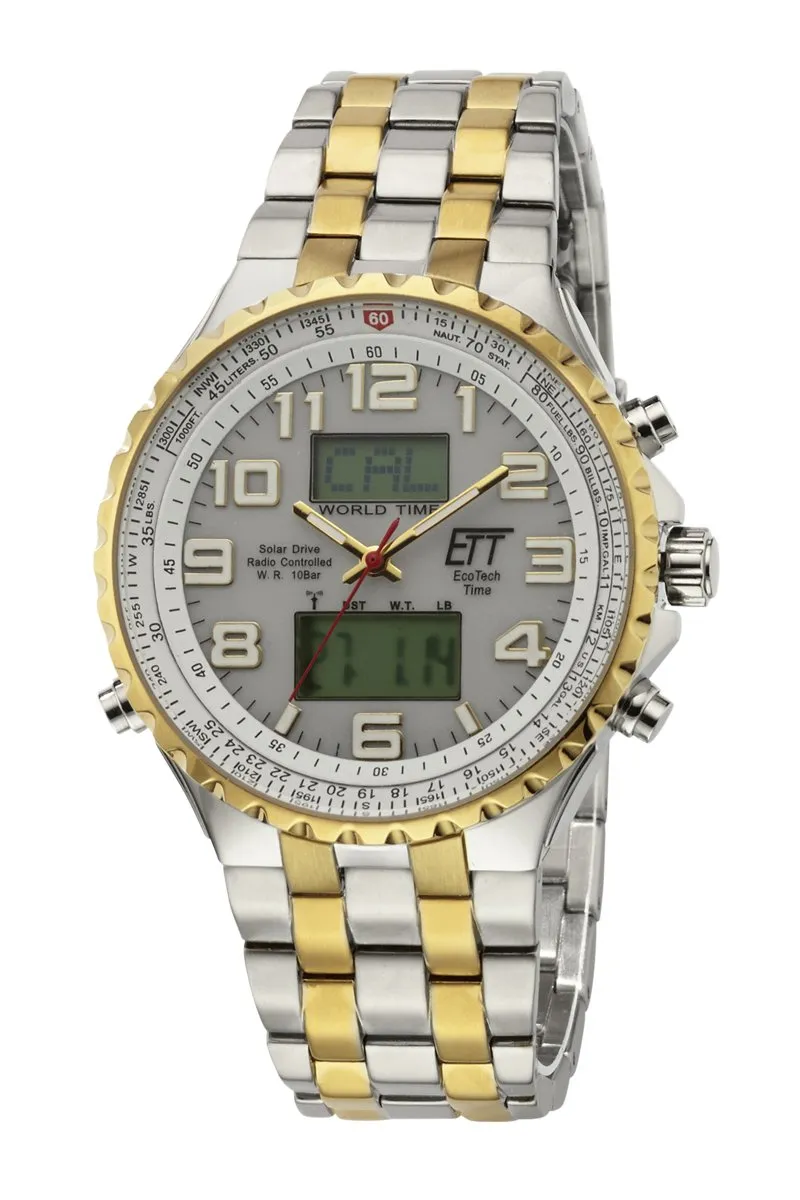ett-solar-drive-funk-egs-11329-82m-herrenuhr-chrono-edelstahl image 1