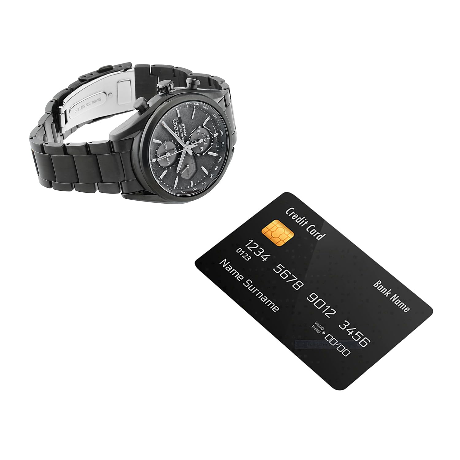 seiko-sport-herrenuhr-grau-quarz-silikonband image 6