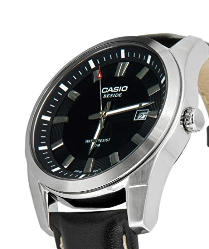 casio-collection-bem-116l-1avef-herrenuhr-leder-schwarz image 6