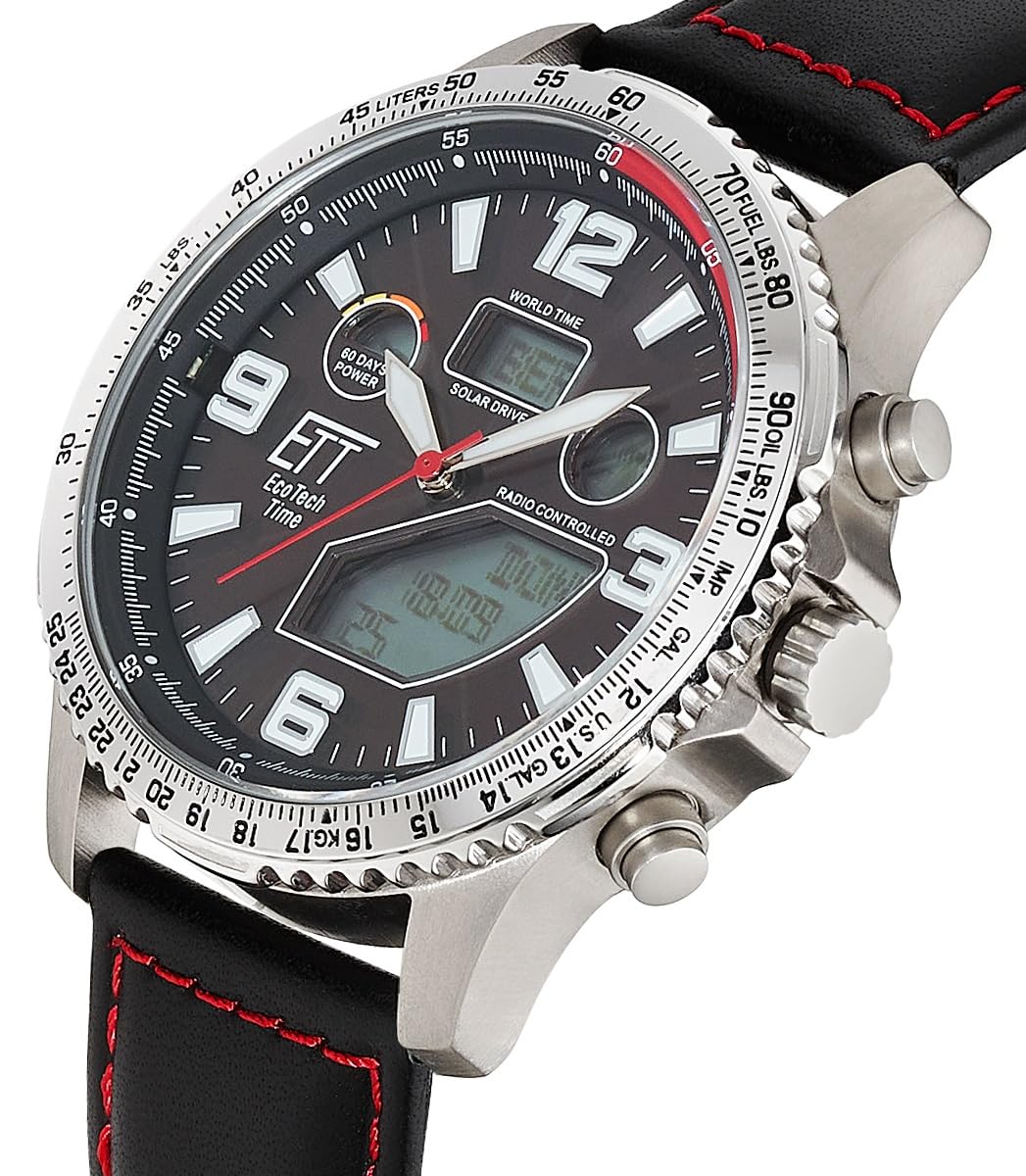 ett-solar-drive-funk-egt-11718-22l-herrenuhr-titan-leder image 2
