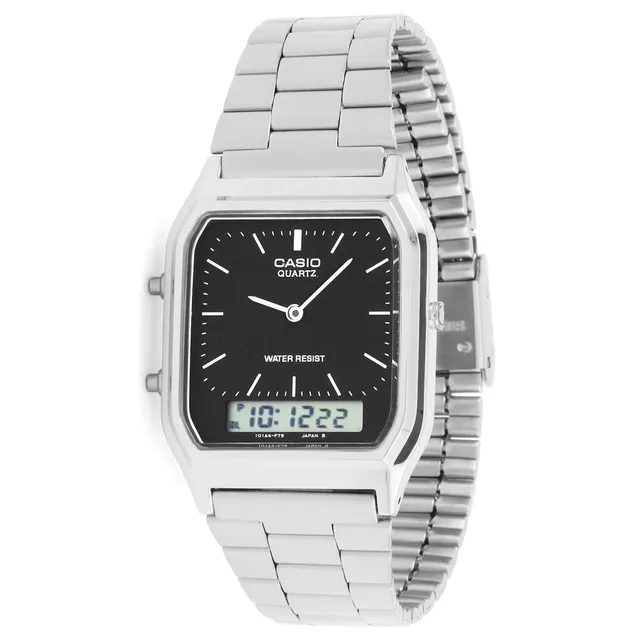 casio-collection-retro-armbanduhr-silber-schwarz-38-8mm-datum image 1