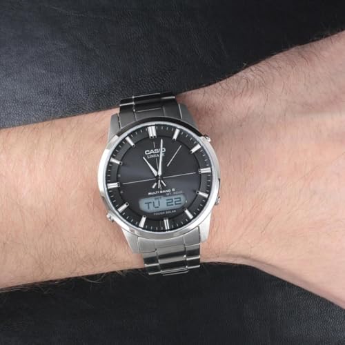 casio-funkuhr-solar-titan-silber-schwarz-herrenuhr image 8