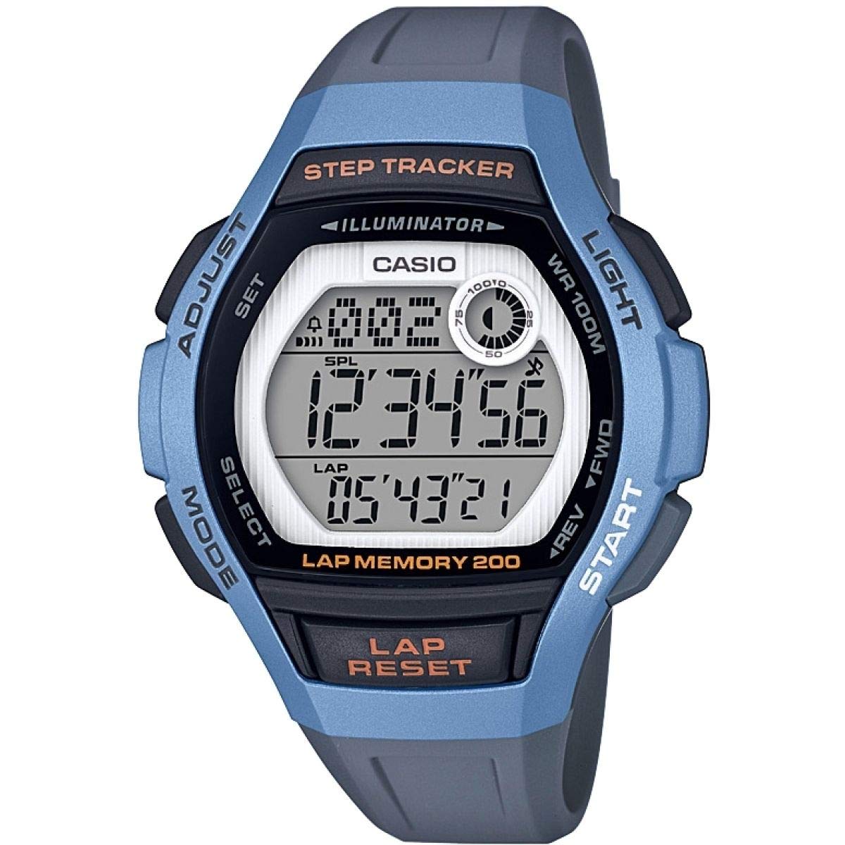 casio-digitaluhr-damen-mit-schrittz-hler-rosa-10-bar image 1