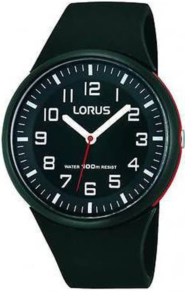 lorus-fashion-damenuhr-schwarz-silikon-edelstahl image 1
