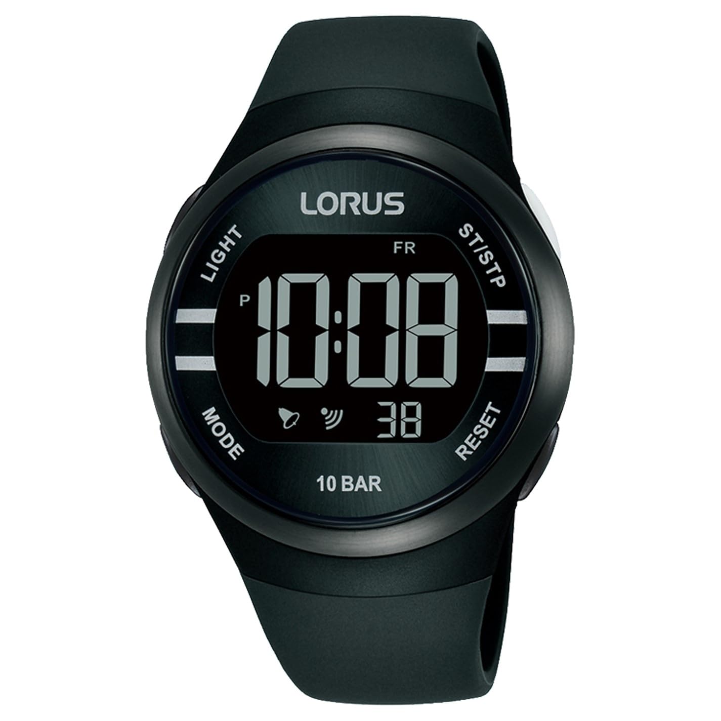 lorus-digital-herrenuhr-t-rkis-silikon-digitaluhr image 8