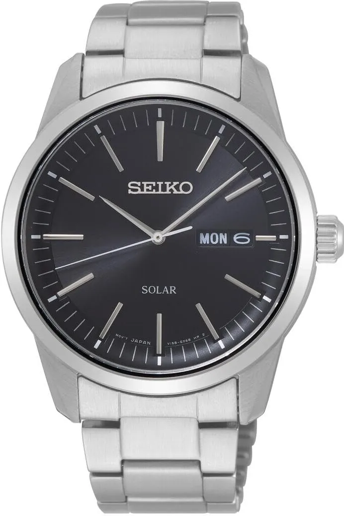 seiko-classic-herrenuhr-edelstahl-solar-mit-edelstahlband image 1