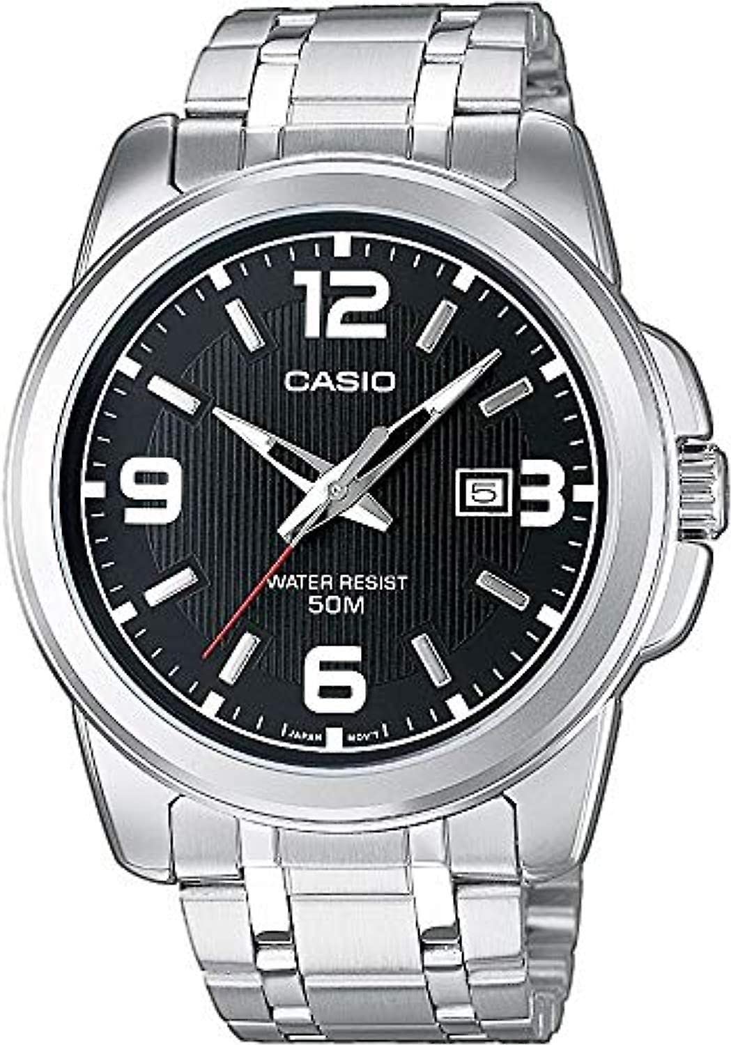 casio-collection-analog-quarzuhr-edelstahl-retro image 1