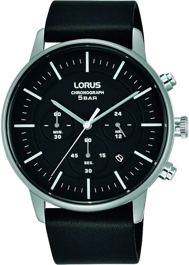 lorus-fashion-herren-chronograph-armbanduhr-rt307jx9-leder image 1