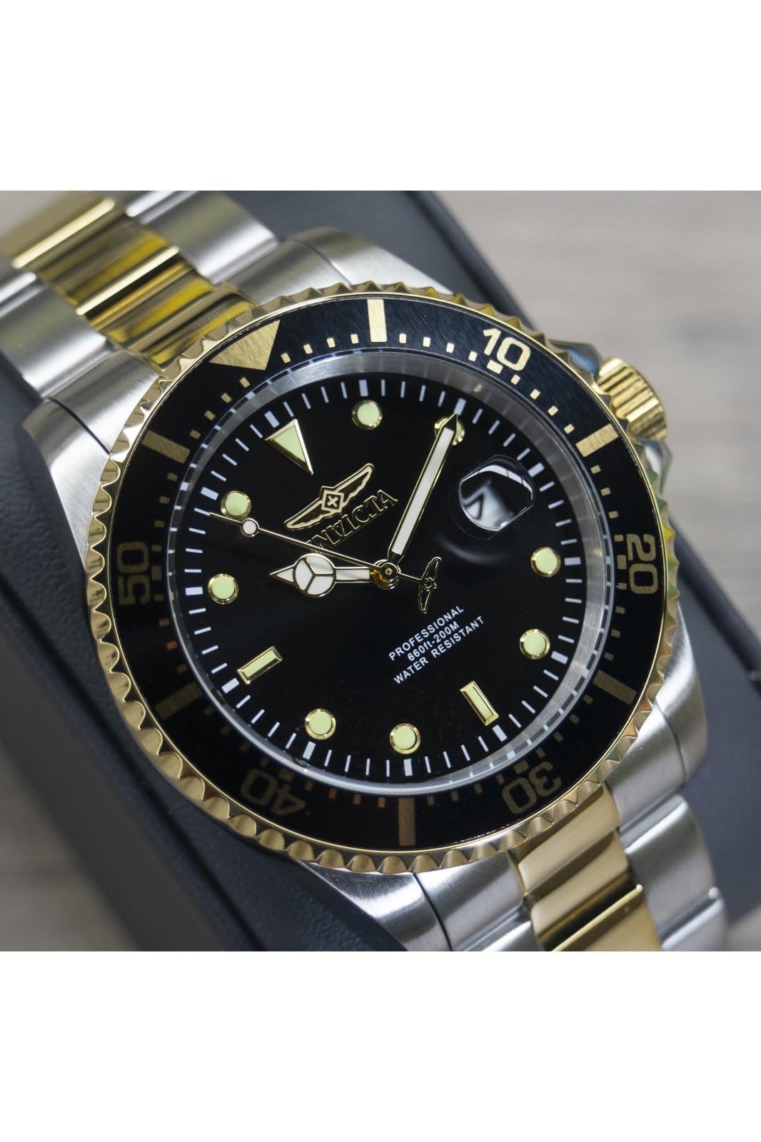 invicta-pro-diver-43mm-herrenuhr-quarz-bicolor-schwarz image 8