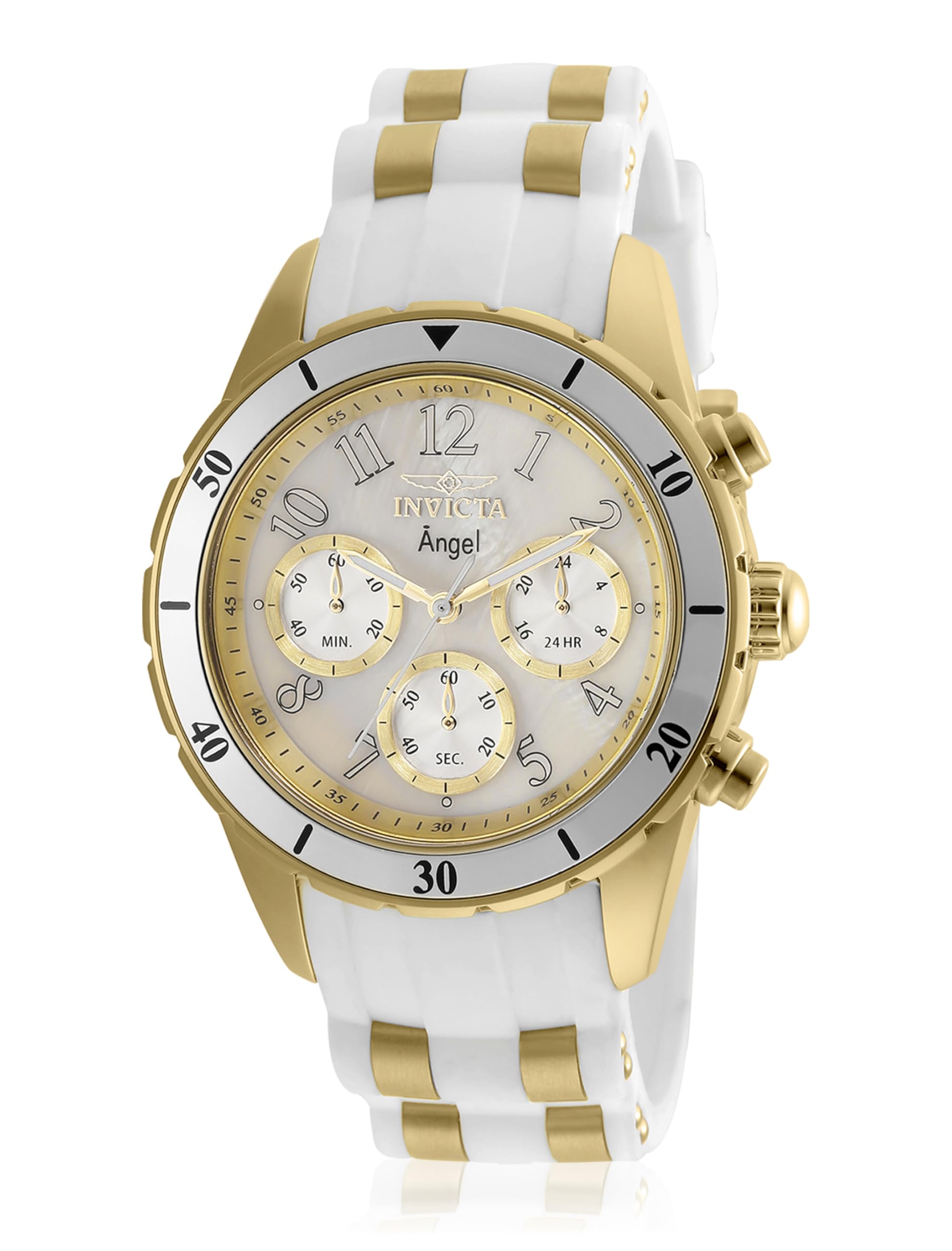 invicta-angel-24901-damenuhr-wei-edelstahl-quarz image 1