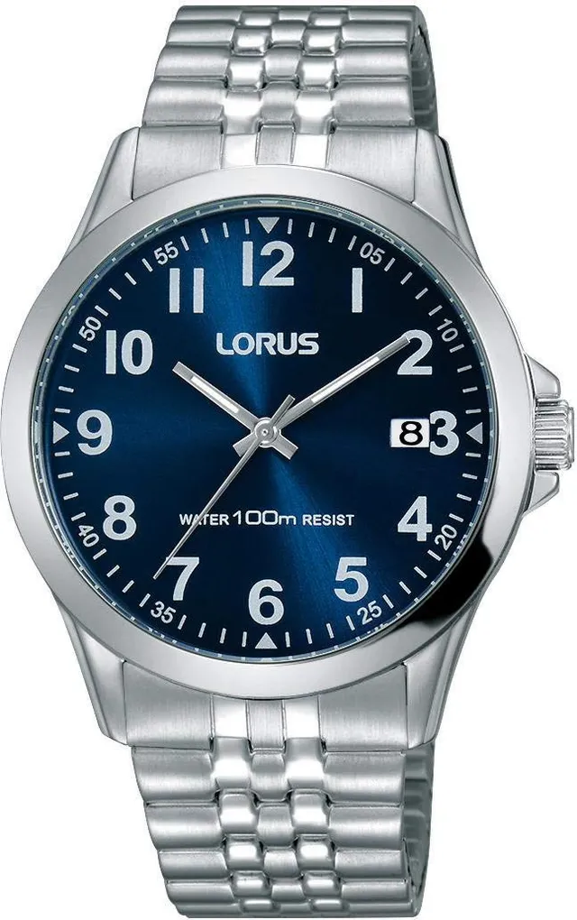 lorus-klassik-herrenuhr-edelstahl-mit-metallband-in-blau image 1