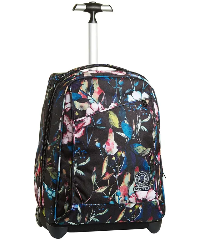 invicta-trolley-2in1-schulranzen-wildflowers-35l-mit-rollen image 1