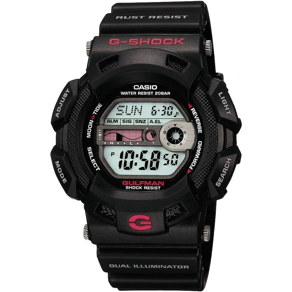 casio-g-shock-g-9100-digitaluhr-rot-schwarz-20-bar image 1