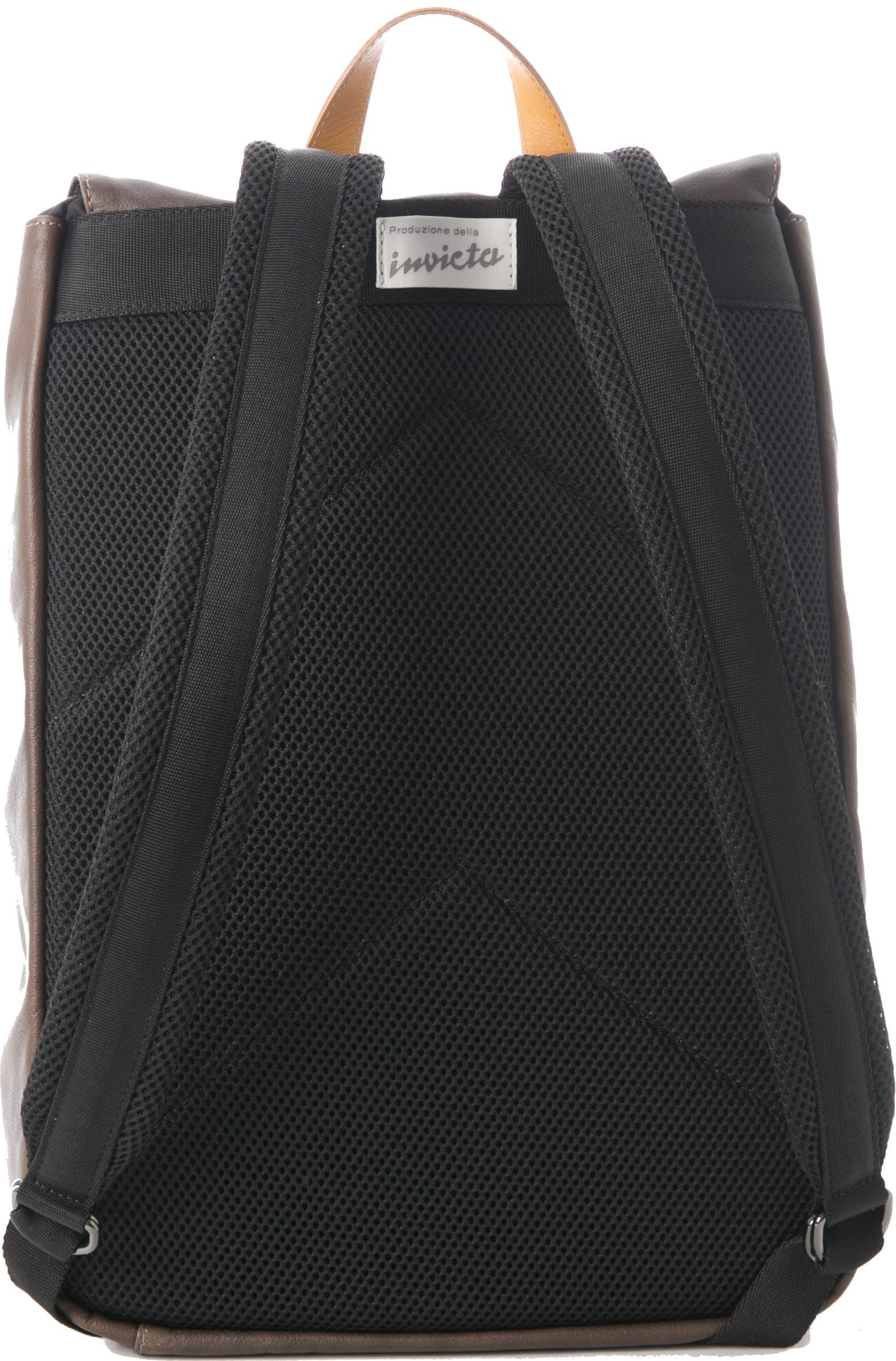 invicta-my-jolly-rucksack-18l-braun-laptopfach-leder image 4
