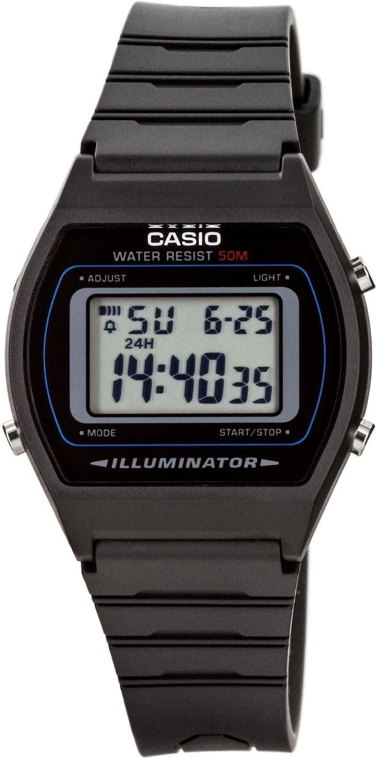 casio-w-202-1avef-digitaluhr-schwarz-kunststoff-5-bar image 1