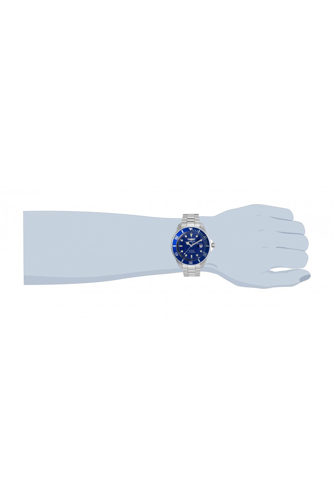 invicta-pro-diver-47mm-automatikuhr-herren-silber-blau image 6