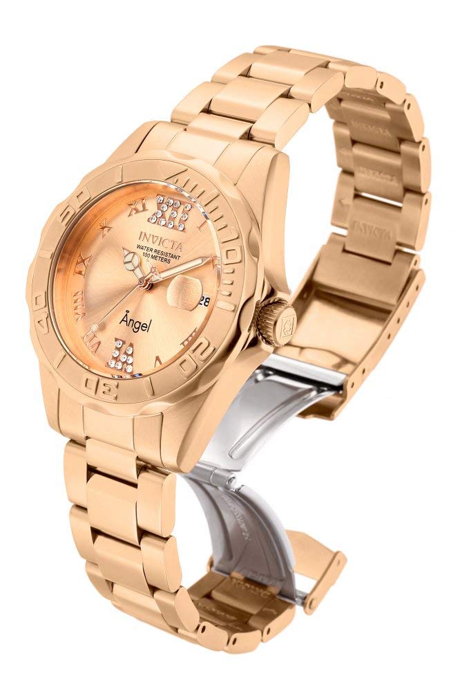invicta-pro-diver-damenuhr-38mm-ros-gold-edelstahl image 2