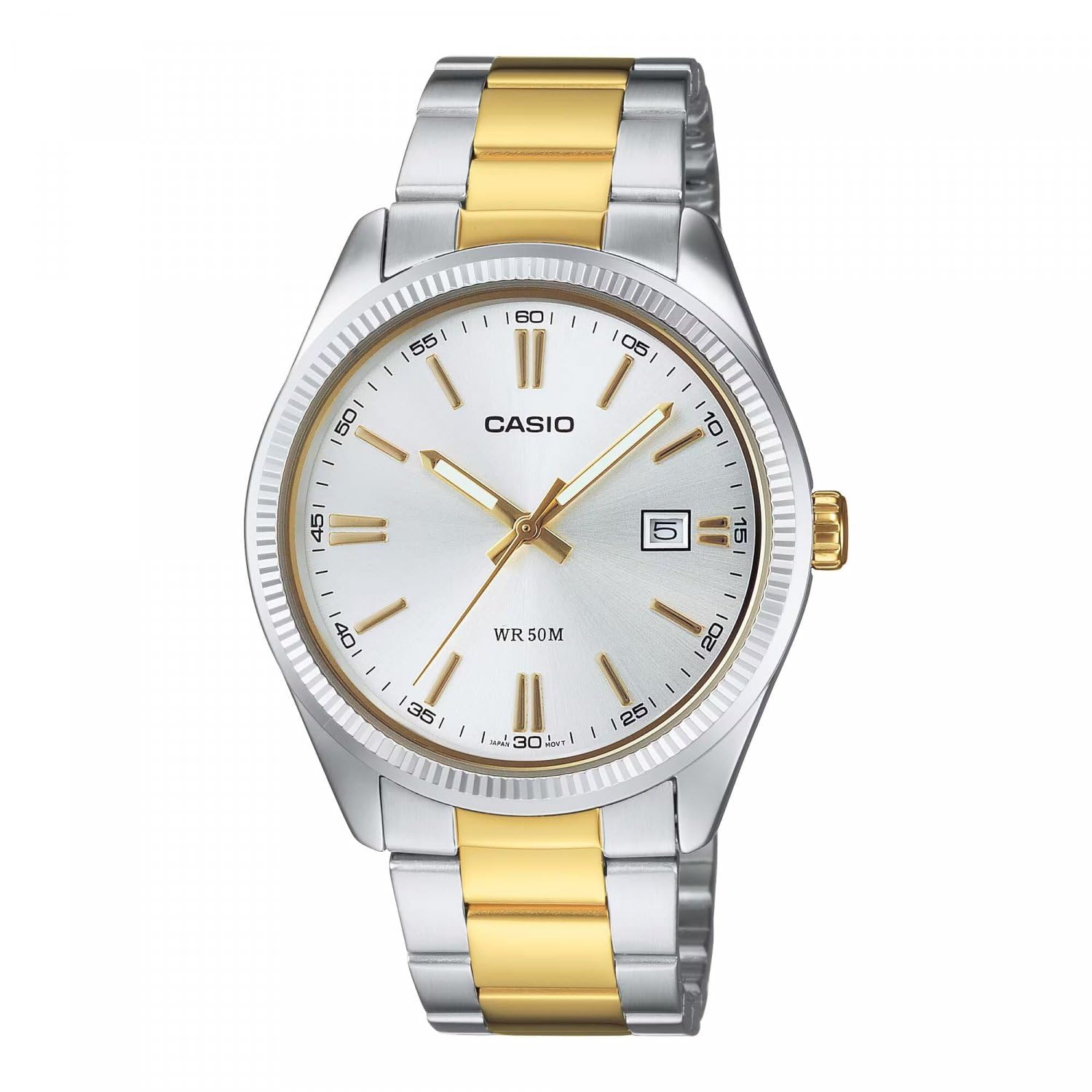casio-collection-herren-armbanduhr-quarz-stahl-multicolour image 1