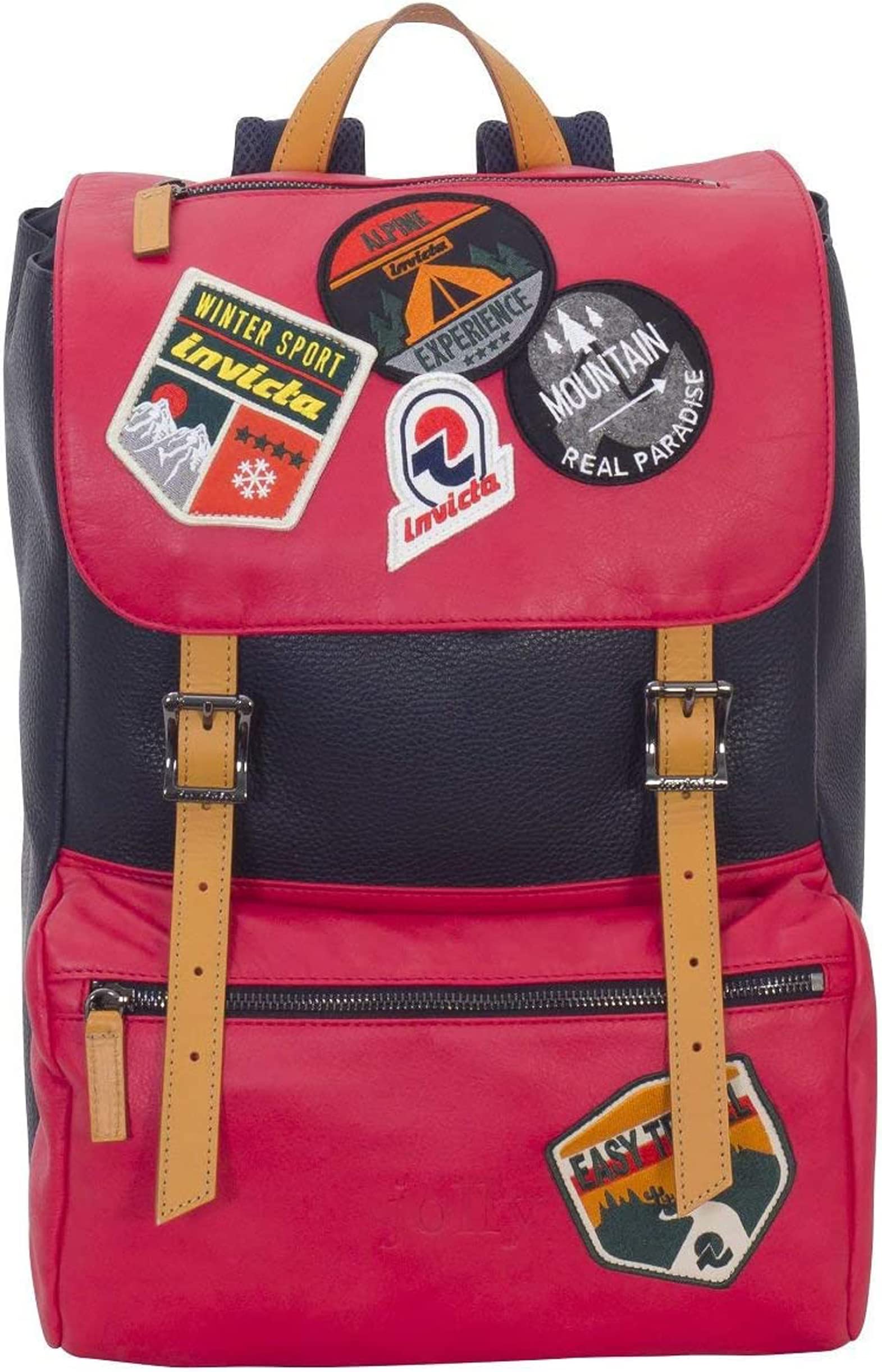 invicta-my-jolly-rucksack-18l-braun-laptopfach-leder image 7