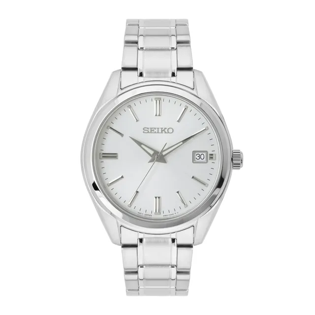 seiko-classic-herren-uhr-quarz-sur307p1-edelstahl image 1