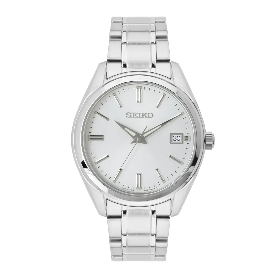 seiko-classic-herren-uhr-quarz-sur307p1-edelstahl image 1