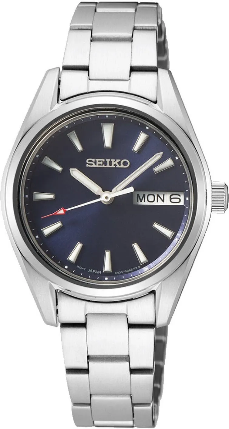 seiko-classic-damen-armbanduhr-quarz-edelstahl-silber-analog image 1