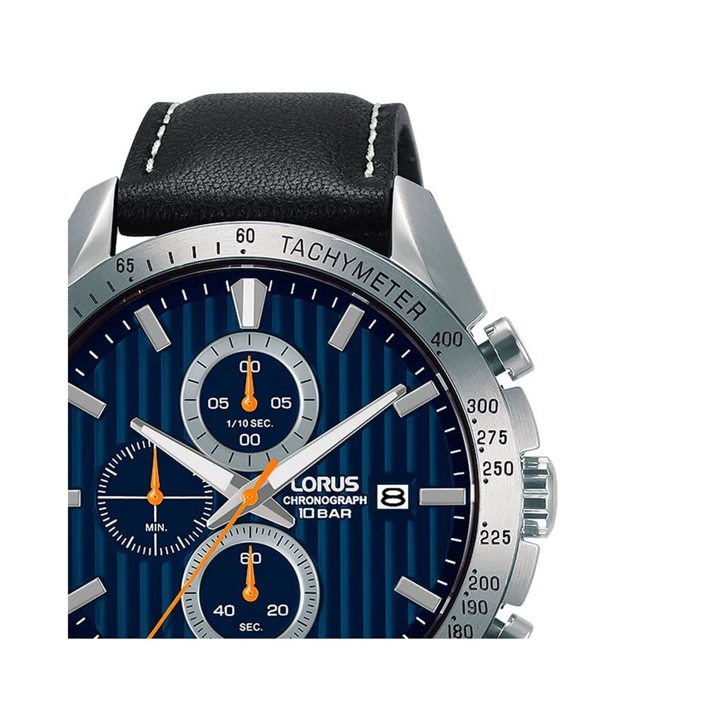 lorus-herrenuhren-rm311hx9-chronograph-leder-braun image 2