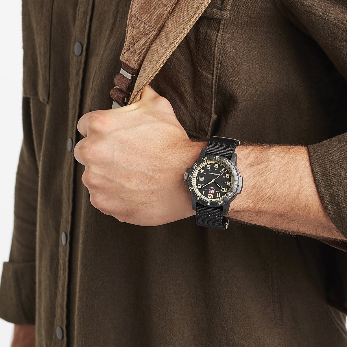 luminox-leatherback-sea-turtle-giant-44mm-outdoor-uhr-schwarz-gr-n image 5