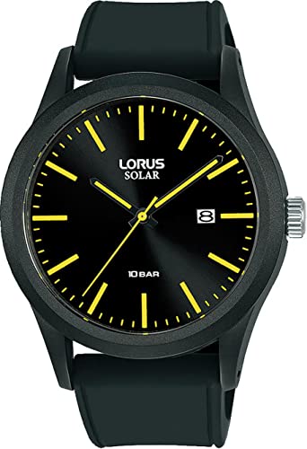lorus-rx301ax9-herrenuhr-quarz-silikon-schwarz-analog image 3