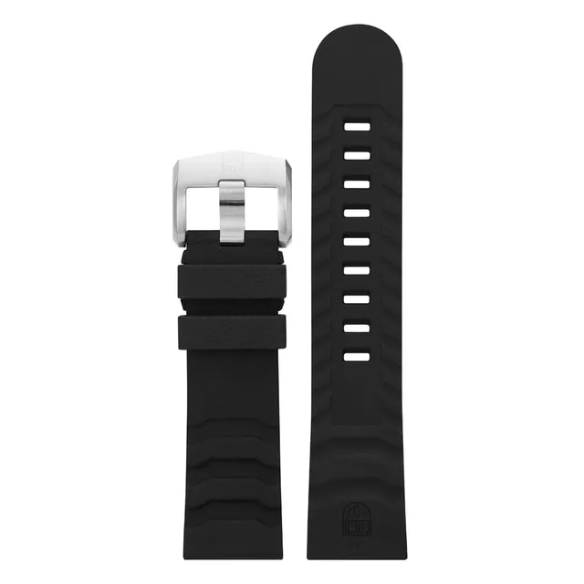 luminox-kautschukarmband-24-mm-uhrenarmband-dunkelgrau image 1