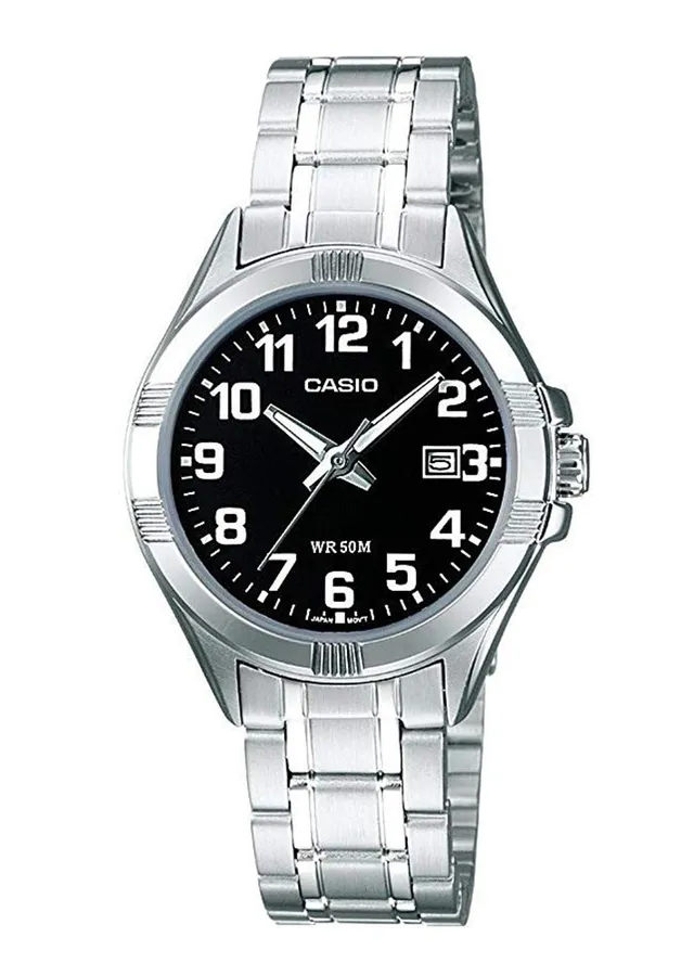 casio-ltp-1308pd-1bvef-damenuhr-silber-edelstahl image 1