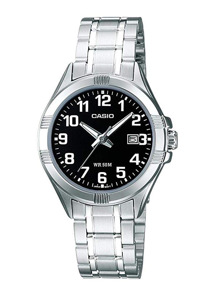 casio-ltp-1308pd-1bvef-damenuhr-silber-edelstahl image 1