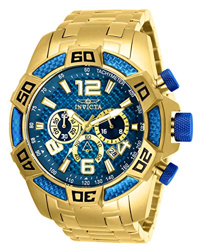 invicta-pro-diver-herrenuhr-gold-blau-50mm-quarz-edelstahl image 7