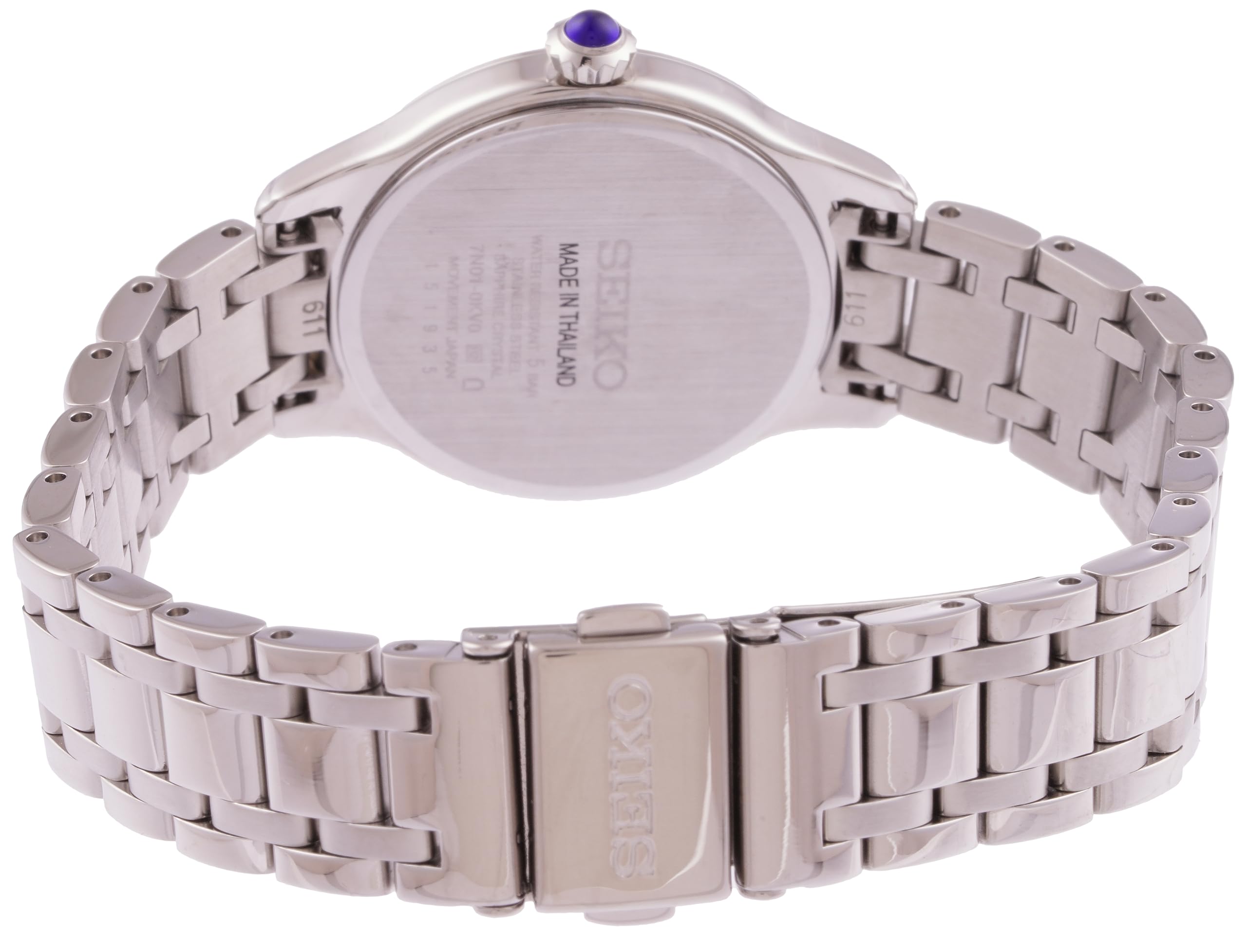 seiko-classic-srz537p1-damenuhr-edelstahl-quarz-silber image 2