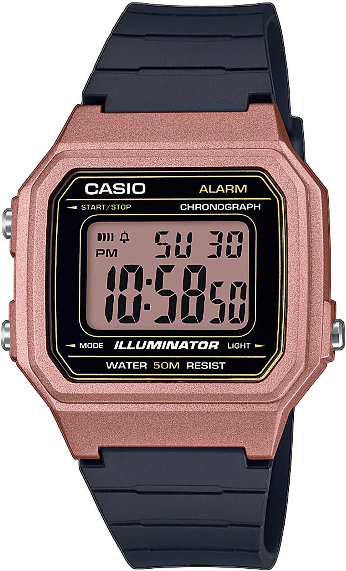 casio-w-217hm-herren-digitaluhr-gold-schwarz-resin image 8
