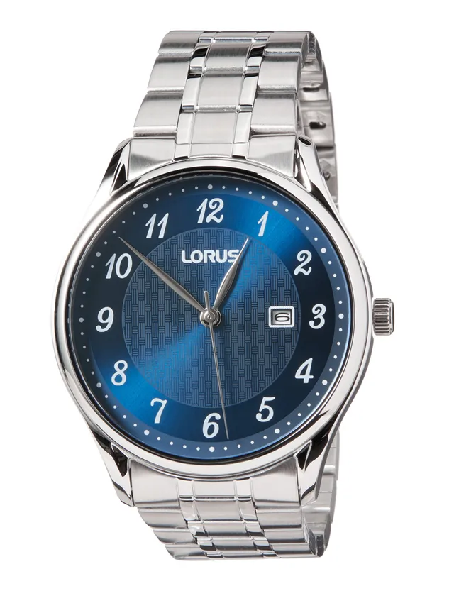 lorus-herrenuhren-analog-quarz-herrenuhr-metall-blau image 1