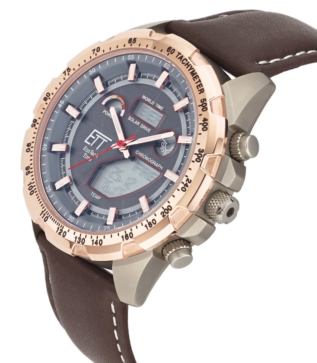 ett-solar-drive-funk-egt-11280-21l-herrenuhr-leder-weltzeit image 2