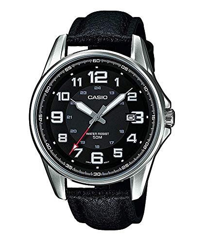 casio-mtp-1372l-1bvef-herren-analog-quarz-leder-schwarz image 6