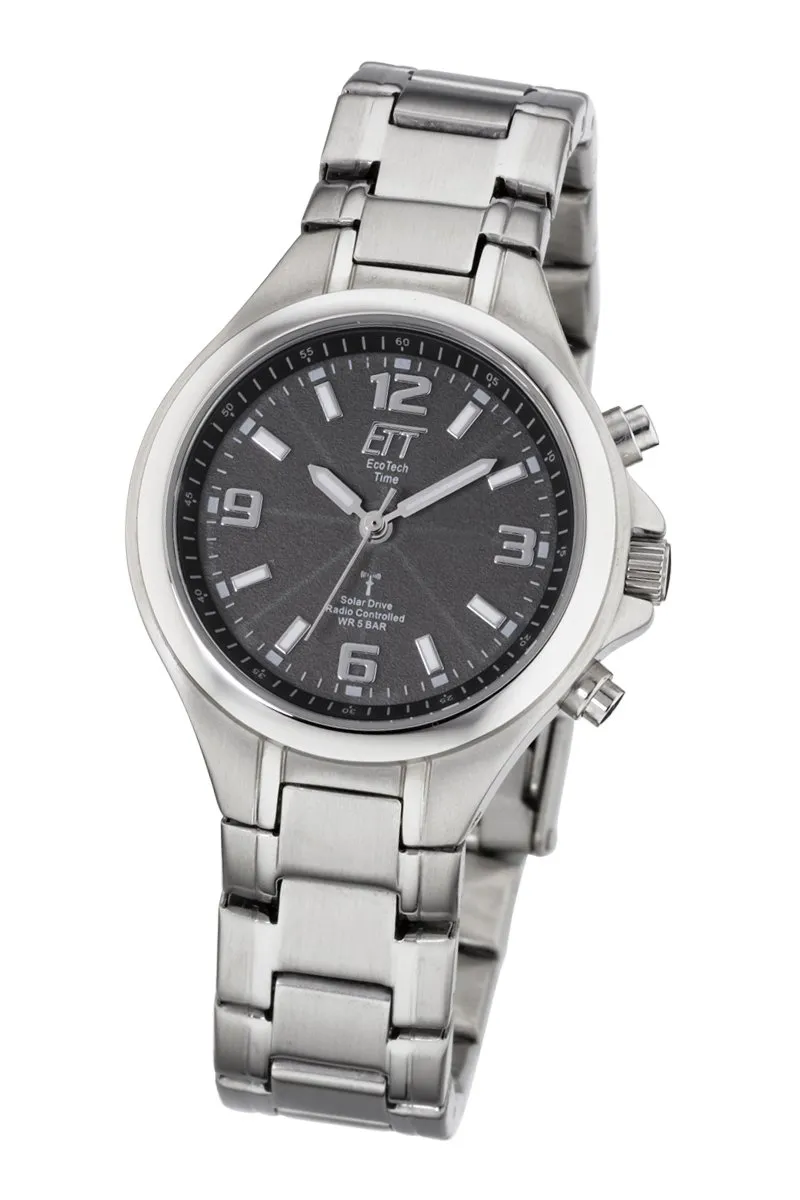 ett-solar-drive-funk-damenuhr-els-11177-31m-silber-34mm image 1