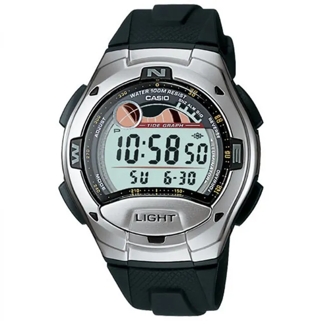 casio-collection-w-753-herren-digitaluhr-mondphase-10-bar image 1